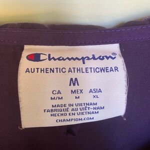Champion Deep Purple Athletic-wear Clemson pull over